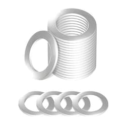 Bylikeho 20pcs Oil Drain Plug Gasket Washer Crush Seal,Aluminum Oil Drain Plug Crush Washer,Car Accessories Oil Plug Gasket for CX-3 CX-30 CX-5 CX-7 CX-9 MPV MX-5 MX-6 RX-7 RX-8,Replace #9956-41-400