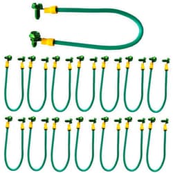 Ruipai Grounding Pigtail: 12AWG Green Stranded Copper Wire, 8-Inch Length, with 10/32 x 3/8 Green Screw - Quick 5-Second Installation(15 Pack)