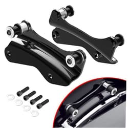 Amazicha Vivid Black 4 Point Docking Hardware Kit Compatible for Harley Davidson Touring Street Glide Electra Glide Road King Road Glide 2014 2015 2016 2017 2018 2019 2020 2021 2022 2023 2024