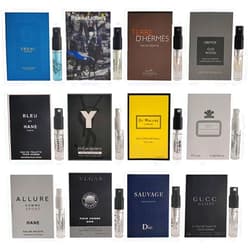 BPAAT Men's Cologne Samples Fragrance Designer Perfume Sampler Set Most Popular Top Designer Brands Sample Vials Collection(12PCS)