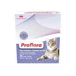 Proflora Probiotics for Cats-Complete Gut Health & Immune Support. Easy to Use Digestive Multi-Strain Probiotics. Easier Diet Transitions, Healthier Skin & Coat & Helps Treat Diarrhea. 30 Packets.