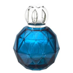 MAISON BERGER - Lampe Berger Model Geode - Home Fragrance Lamp Diffuser - 5.2 x 4.4 x 4.4 inches (Bleue)