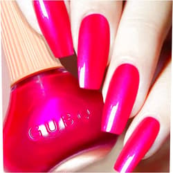 Major Dijit Quick Dry Nail Polish Crimson Summer Nail Lacquer for Nail Art Regular Nail Polish 0.41 fl oz.