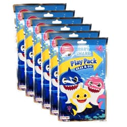 Baby Shark Crayon & Sticker Grab n Go Play Pack Bulk - 6 Pack