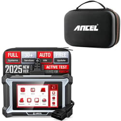 ANCEL DS160 Bidirectional Scan Tool fits for Porsche, ANCEL Large Protective Case for OBD2 Scanner and Code Reader