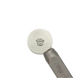 ImpressArt Paw Print Heart Design Stamp, 6mm
