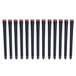 Lamkin Crossline Black 360 Golf Grip Bundle (13 Piece), Midsize