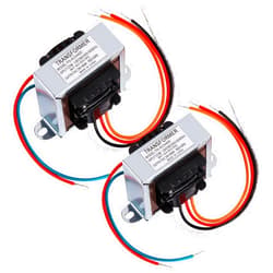 WUYELIN 2 Pack 24V 40VA Control Transformer， Primary 120, 208, 240V Secondary 24V Isolation Transformers，24V Transformer with Foot Mount for HVAC Furnace Multi Tap (2)