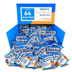 CHAIN & JO SWEETS Wlchs Mixed Fruit Snacks 2 Pounds (0.5oz each pouch) Mixed Fruit - Gluten Free, Healthy Snacks with Natural & Artificial Flavors