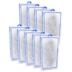 Xbbwmrs 9 Count Assembled Medium Filter Cartridges Compatible with Tetra Whisper Bio-Bag Filters 10i PF10 Reptofilter 90 GPH Medium Replacement Filter Cartridges for Whisper Filter & Aquariums