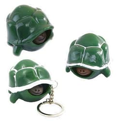 TOYANDONA 3pcs Turtle Squeeze Keychain Turtle Squeeze Pops Out Head Keyring Pendant Creative Decompression Adult (Random Color)