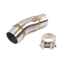SHUICAO FXDIANZI Be Compatible With Ninja 400 Ninja400 EX400 Z400 2017-2023 Motorcycle Exhaust Pipe Escape Moto Muffler System Mid Link Pipe With 51MM(Type A)