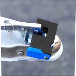 PACLOCK's UCS-88A Trailer Coupler Lock, Buy American Act Compliant, High Performance 6-Pin Cylinder, One Lock Keyed to a Number U-Pick! w/ 2 Keys, Black