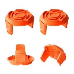 CEZETO 4PCS/Set Trimmer Replacement Spool Cap Covers, Replacement for Worx WG150 WG151 WG152 WG155 WG165 String Trimmers, Weed Eater Spool Cap for Worx Parts