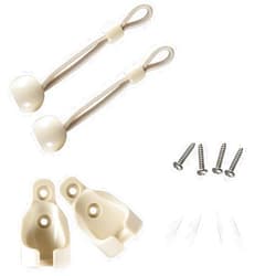 Lihopefe Sun shading components Bunge kit and end cover, weather resistant, suitable for Coolaroo outdoor roller blinds, outdoor blinds, and roller blinds(Bungee kit)