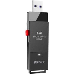 BUFFALO External SSD 2TB - Up to 600MB/s - USB-C - USB-A - USB 3.2 Gen 2 (Compatible with PS4 / PS5 / Windows/Mac) - External Solid State Drive Stick - ‎‎SSD-PUT2.0U3B 2 TB Buffalo SSD-PUT Portable Stick SSD Drive