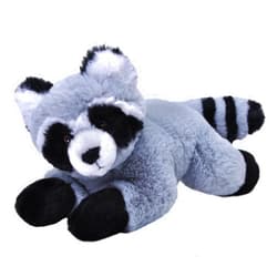 Wild Republic EcoKins Mini Raccoon Stuffed Animal 8 inch, Eco Friendly Gifts for Kids, Plush Toy, Handcrafted Using 7 Recycled Plastic Water Bottles (24808)