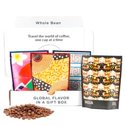 Atlas Coffee Club World of Coffee Set, Gourmet Coffee Gift Sampler, 4-Pack Variety Box of the World’s Best Single Origin Coffees, Whole Bean