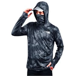 KastKing UPF 50 Fishing Hoodie Shirt for Men and Women, Long Sleeve Fishing Hiking Shirt, Breathable Moisture Wicking