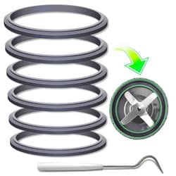 CloudCUP Gasket Replacement Rubber Ring Seal Rings Gaskets Part for Nutribullet Replacement Parts Accessories Blender 900 Series 600W and 900W