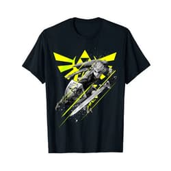 Nintendo Legend of Zelda Link Neon Green Crest T-Shirt