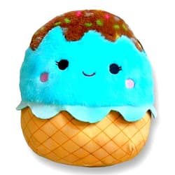 Squishmallows Official Kellytoy 12 Inch Super Soft Fuzzamallows Sundae Plush Stuffed Animal Toy (Maya The Mint Ice Cream Sundae 12