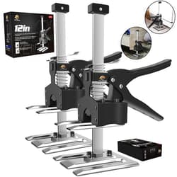 XClifes Labor Saving Arm Jack Handle 2 Pack, Construction Jack, Wall Tile Locator, Multi Function Height Adjustment Lifting Device, Door Panel Lifting Cabinet, Raised 6.69 in, Pair Dynamic Load 450 LB