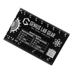 Genius Lab Gear The Pocket Physicist - Wallet Ruler and Unit Conversion Reference for Physics College Students and PhD Graduates - 3 inch Homework Helper STEM School Supplies