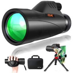 OXK Optics 12x56 High Power Monocular Telescope with Smartphone Adapter Tripod Travel Bag, Larger Vision Monoculars for Adults with BAK4 Prism & FMC Lens, Suitable for Bird Watching Hunting Hiking Camping