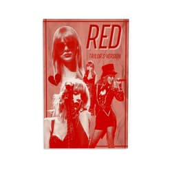 Generic Taylor Poster Swift Red Poster Music Album Canvas Prints Poster Unframe:12x18inch(30x45cm)