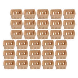 Milisten 30pcs Pulp Fiber Berry Basket Small Vented Produce Basket Blueberry Tray Fruit Packaging Box Fruit Tray for Farmer Market Grocery Store and Backyard Party
