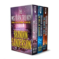 Brandon Sanderson Mistborn Boxed Set I: Mistborn, The Well of Ascension, The Hero of Ages