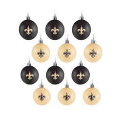 foco NFL Team Logo 12-Pack Ball Hanging Tree Holiday Ornament Set