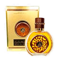Lattafa Perfumes Oud Al Sahraa Unisex (For Men and Women) EDP - 100ML (3.4 oz) I Amber fragrance for women and men I Scent is Smoky- Spicy I Beautiful Bottle I Great Gift for anyone I by Lattafa Perfumes