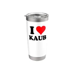 Deutschland Cities Towns Merch Tees And Stuff I Heart Kaub Germany Love German Souvenir Item Stainless Steel Insulated Tumbler