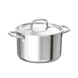 IKEA Thick / Clean and Simple Design Pot with Lid, Stainless Steel 5.0 l (5 qt)