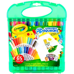 Crayola Pip Squeaks Washable Marker Set (65ct), Coloring Set, Art Supplies for Kids, Drawing Kit, Kids Travel Activity, Easter Basket Stuffer, 4+