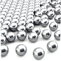 PAGOW 125PCS Paint Mixing Balls Nail Polish 316 Stainless Steel Bearing Balls, 4mm/apr. 0.16”