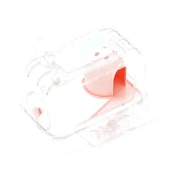 Sporful Hamster Cage House Transparent Ventilation Breathable Portable with Handle Habitat for Sugar Glider Mice Gerbils Rats- Transparent Pink