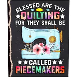 Reyes Press Quilting Blessed Are The Quilters Called Piecemakers Composition Book