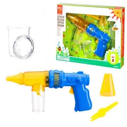 Toysmith Beetle & Bee Bug Vacuum Toy Set for Kids - Insect Catching Kit with Toy Bug Gun, Tweezers, Magnifying Tube & Nozzles - Fun Bug Collection Kit for Backyard Exploration, Ages 5+ (4023)