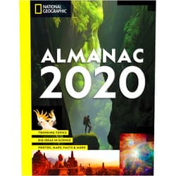 National Geographic,Cara Santa Maria National Geographic Almanac 2020: Trending Topics - Big Ideas in Science - Photos, Maps, Facts & More