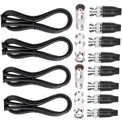 BeElion 4 in Pack BNC M/M Connector Cable (3.3ft/39.3
