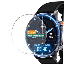Compatible with Ninoha QS40 1.43 smart watch Vaxson 3-Pack Screen Protector, compatible with Ninoha QS40 1.43
