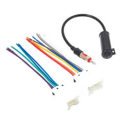 RED WOLF Radio Wiring Harness w/Antenna Adapter Compatible with Nissan 1998-2012 Frontier Pathfinder Titan, for Infiniti 1990-2008 G2/QX4 Install Aftermarket Stereo CD Receiver Cable Connector Kit