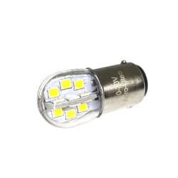 Aero-Lites.com | Dual-Mode (Constant/Flashing) LED Replacement Bulb for #1004 12V Marine Anchor Light or Stern Light | Bulb Base: Ba15D Marine Bayonet; Light Color: Natural White- 4,000k
