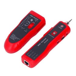 TEMKIN Network Cable Tester, Line Sequence Testing Adjustable Sensitivity Simple Operation ABS Wire Tracer with Earphone for Switch Router Analyzer