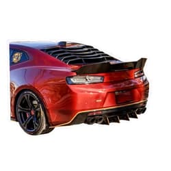 Authority Motorsport LLC Original Rear Diffuser 6 Piece V8 2016 2017 2018 SS Quadtip Exhaust *** Made in The USA ***
