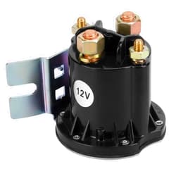 Cyleto 12v 4 Terminal Starter Solenoid Switch Relay for Trombetta 684-1251-212 684-1261-212 Current 150A Max 800A Replacement Power Seal DC Contactor for Yamaha G22 G23 G27 G28 G29 Golf Carts Dump Trailer