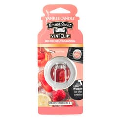 Yankee Candle CAR VENT CLIP HW STRAWBERRY LEMON ICE, Smart Scent Smart Scent Vent Clip Strawberry Lemon Ice